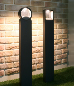 테우리 잔디등, 정원등, 외부등 (LED 5W 일체형 원형 사각형)