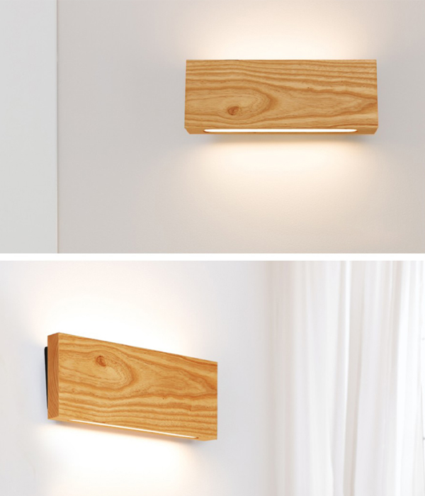리니어 원목 벽무드등 LED벽등