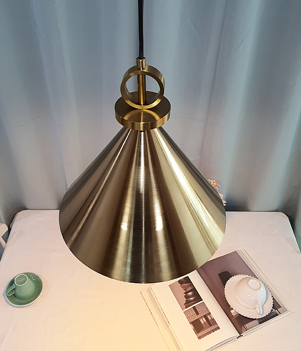 바로나 1등 북유럽 식탁등 펜던트조명 골드